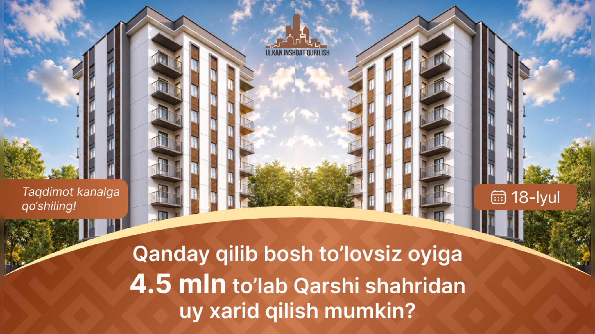 18-IYUL|QARSHI|ULKAN TAQDIMOTI