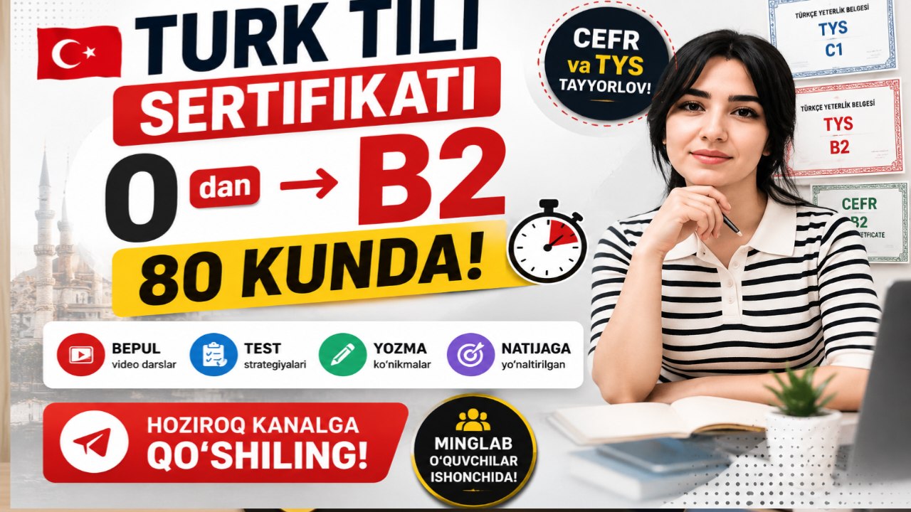 TURK TILI | Nilufar Dilshodovna 🇹🇷