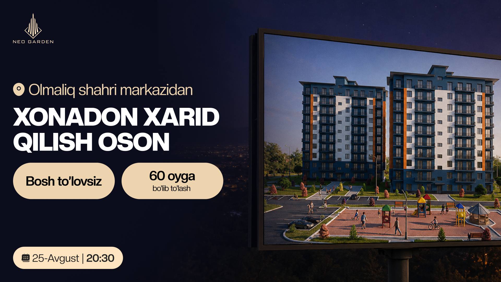 NEO GARDEN | 25-Avgust Onlayn taqdimot